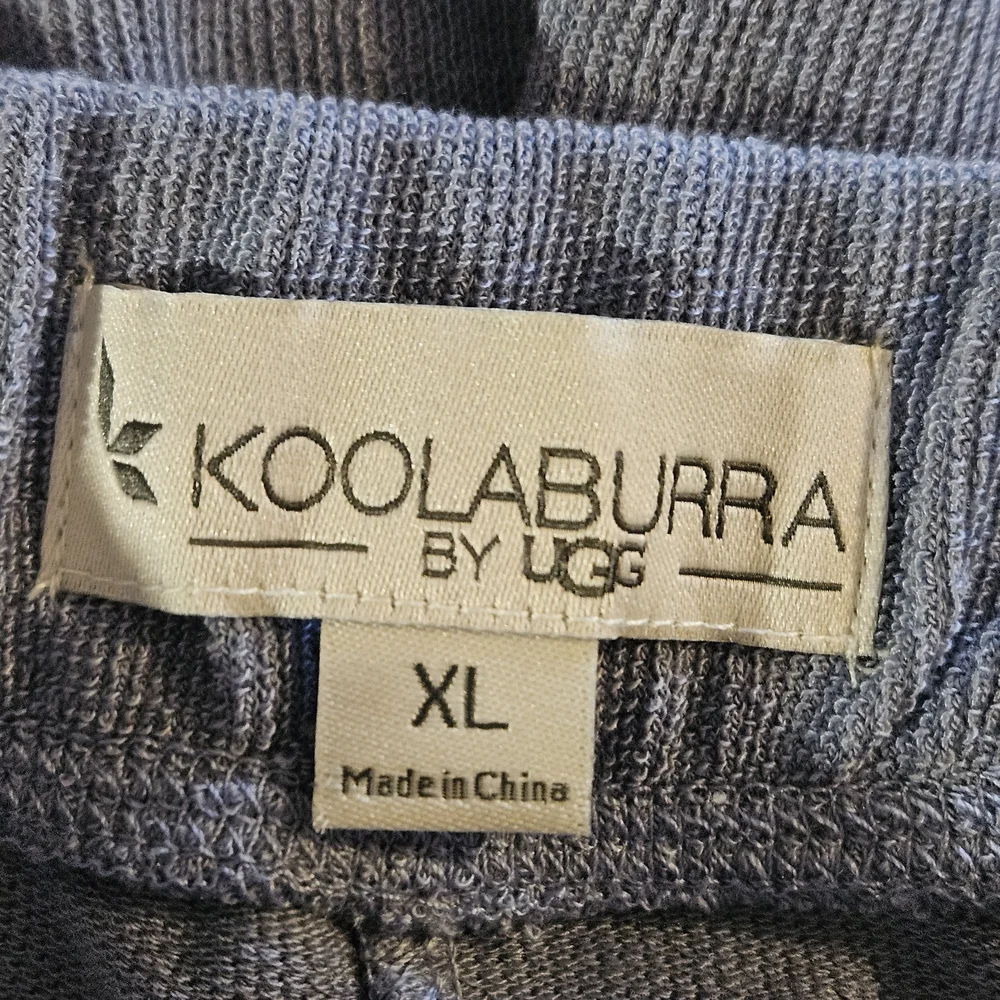 Koolaburra Women's Athletic Knit Shorts in Dusty Blue XL - Picture 2 of 5